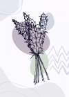 Lavender flowers Art Print