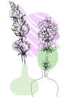 Lavender flowers Art Print