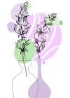 Lavender flowers Art Print