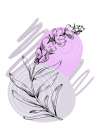 Lavender flowers Art Print