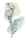 Callas flowers minimal art Art Print
