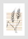 Wheat Abstract Art Print