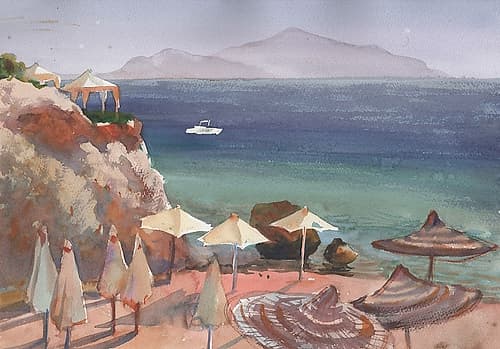 Red sea Coastal Print