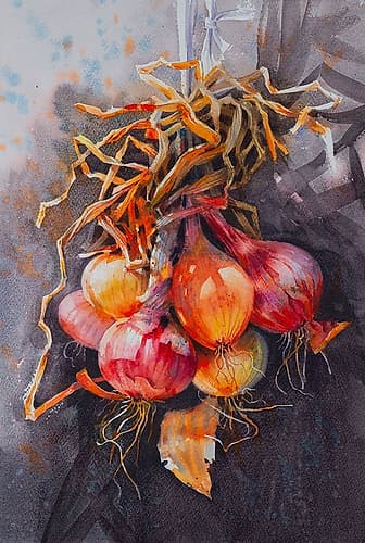 Still Life Onion Art Print