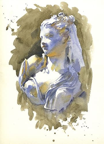 Old Antique Sculpture Classical Print
