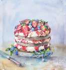 Cake Art Print