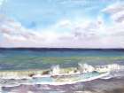 land breeze Art Print