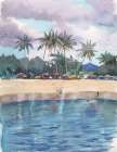 Tropics beach Landscape Print