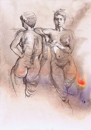 Symphony of Femininity Art abstrait reproduction