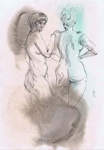 Pair of Grace Art Print