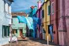 Burano Wash Day Art Print