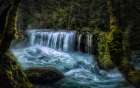Spirit Falls Panorama Art Print