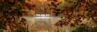 Autumn Bridge Panorama Art Print