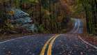 Autumn Drive III Art Print