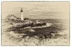 Lighthouse Postcard I Art Print