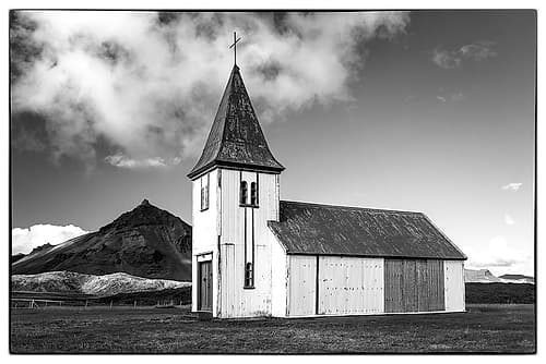 Church by the Sea III Landscape Print