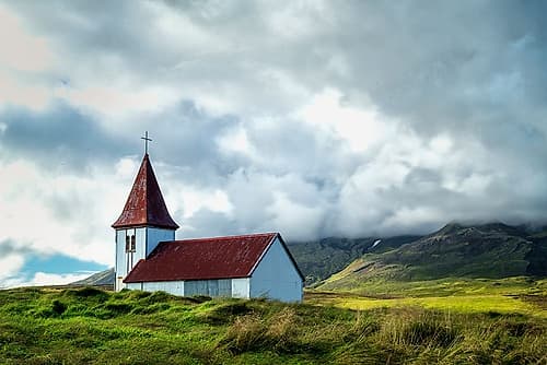 Church by the Sea IV Landscape Print