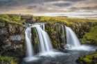 Bridge Over Kirkjuffellfoss Art Print