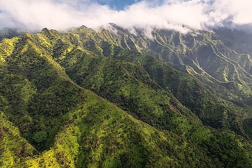 Na Pali Green Landscape Print