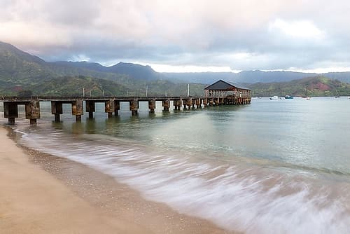 Hanalei Pier II Landscape Print