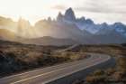 Sunset at Fitz Roy Art Print