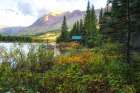 Lakeside Retreat Art Print