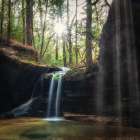 Wilderness Falls I Art Print