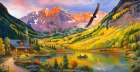 Rocky Mountain Retreat - by Zaccheo, John | Art Licensing | Zaccheo, John