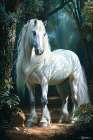 White Stallion - by Momart | Art Licensing | Momart