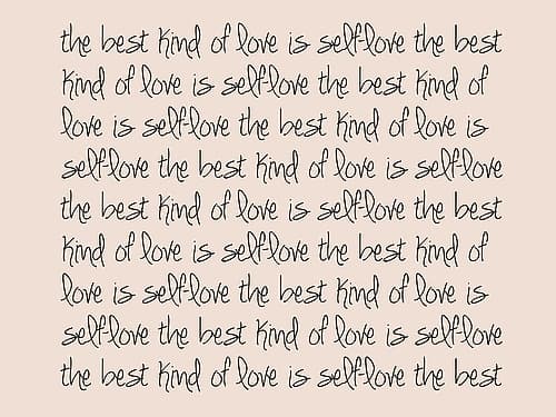 Self Love Inspirational Print