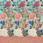 Floral Curtain 2 Art Print