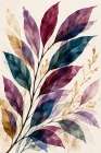 Jewel Tone Botanicals 4 Art Print