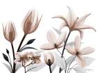 Automatic Mocha Bloom Art Print