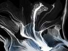 Blue Fortune 1 Abstract Art Print