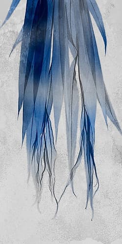 Indigo Growth 2 Art Print