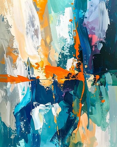 Fire To Ice 2 Art Print