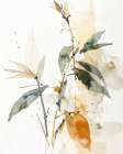 Leafy Twigs 1 Art Print