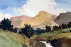 Mountain Divide 1 Art Print