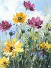Springing Up 1 Art Print