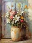 Barn Bouquet 2 Art Deco Print
