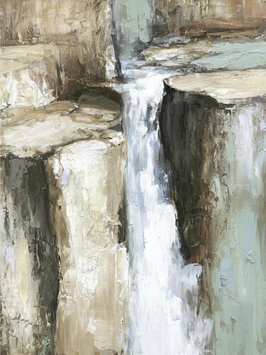 Between The Cliffs 1 Toile murale reproduction