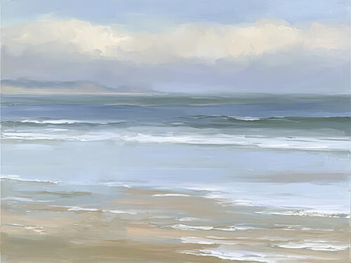 Sea Glass Horizon 2 Art Print
