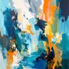 Fire And Ice 1 Art Print