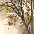 Flowering Tree 2 Art Print