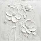 Plastered Flowers 2 Art Print