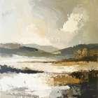 Neutral Marshland 2 Art Print