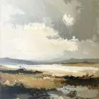 Neutral Marshland 3 Art Print