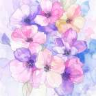 A Lively Bunch 2 Art Print
