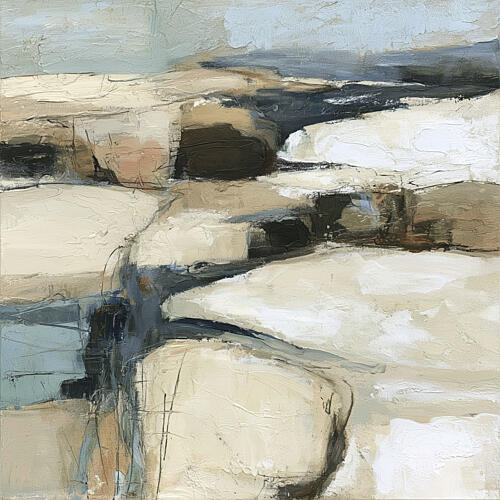 Ancient Waterways 2 Art abstrait reproduction