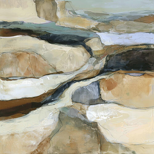 Stone Currents 1 Art Print